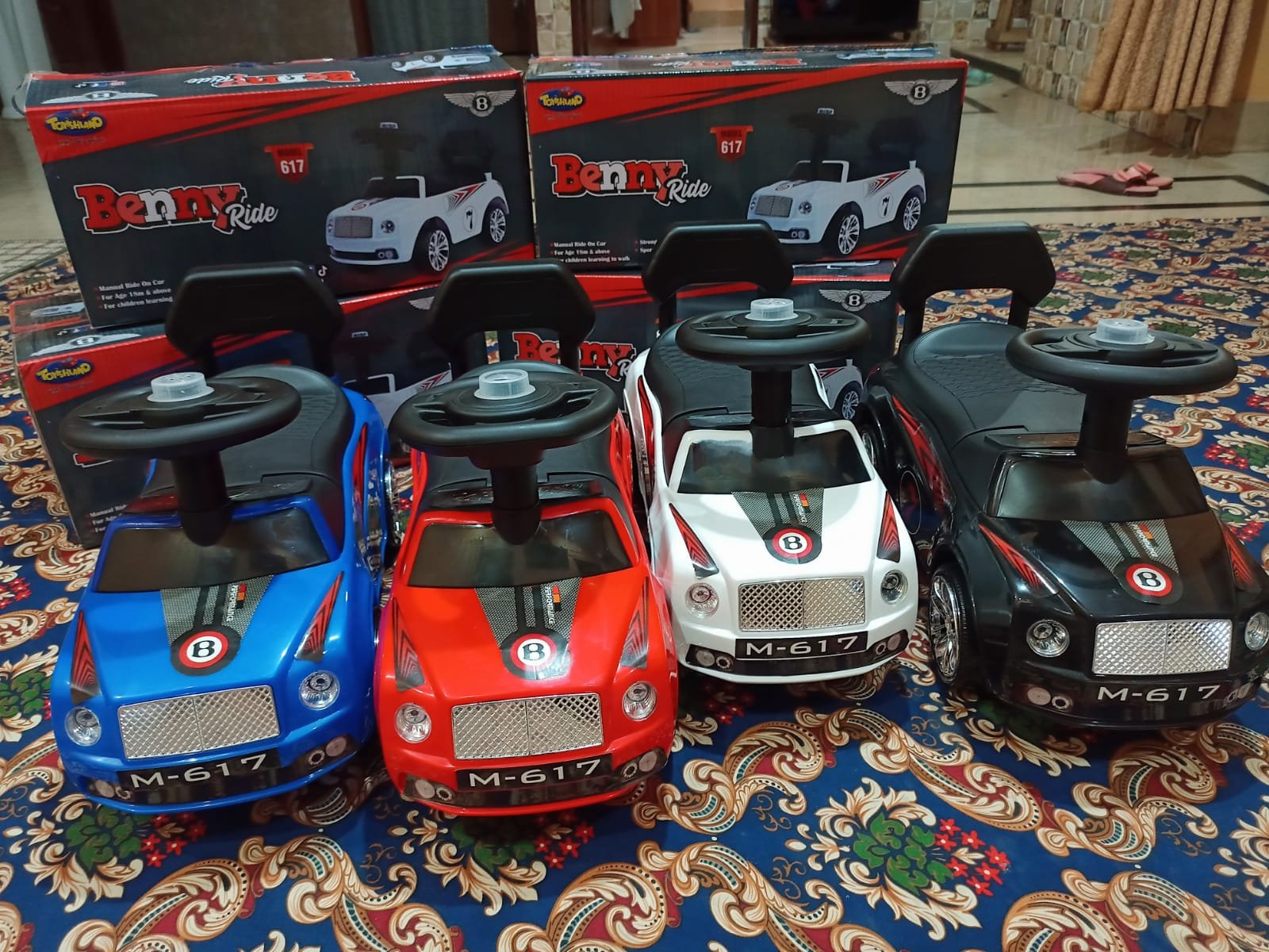 Mini Benny Ride-On Car With Music – 1-4Y - Image 6