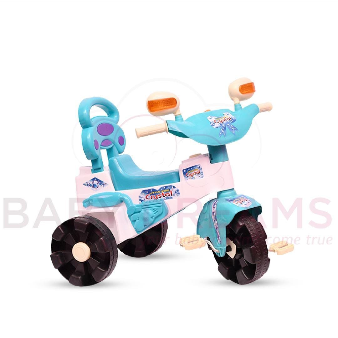 Crystal Tricycle With Light And Music For Kids Toy Outdoor Play Ride On Cycle - Image 4