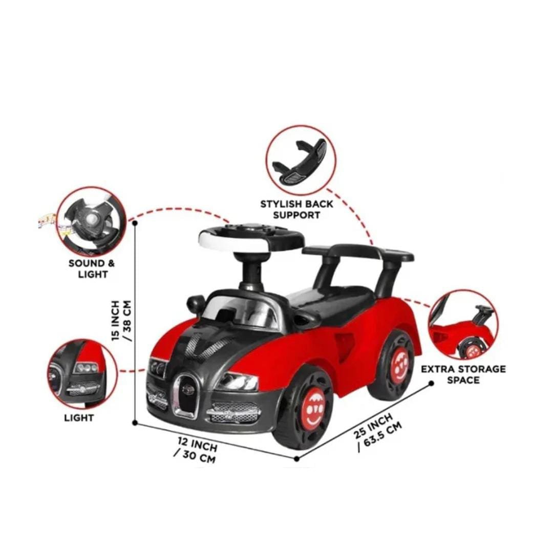 Mercedes Benz Ride On Tolo Push Car 4 Wheel Car For Kids - Image 3