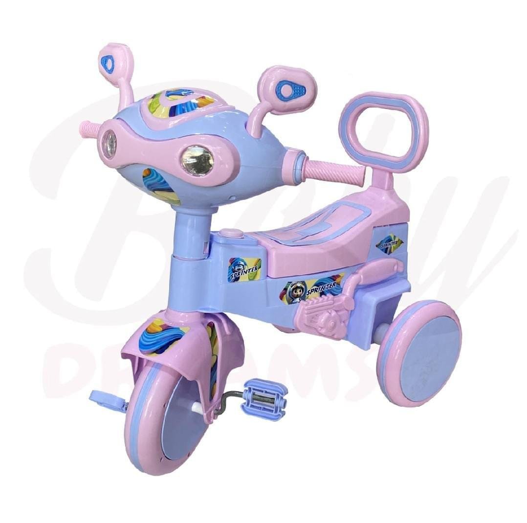 Sprinter Tricycle With Light And Music For Kids Toy Outdoor Play Ride On Cycle